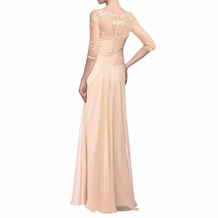 Women Custom Prom Dress Bridesmaid Dress Floor-Length Mother of the Bride Wedding Guest Dress