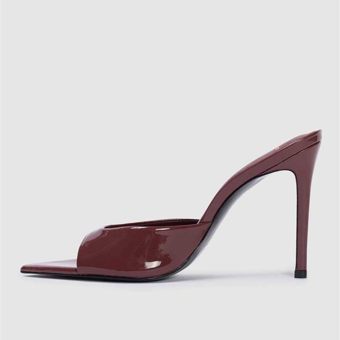 Women High Heel Mules Pointed-toe Pumps