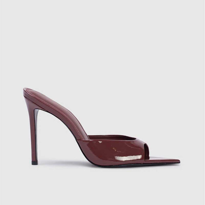 Women High Heel Mules Pointed-toe Pumps