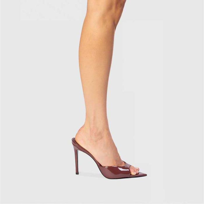 Women High Heel Mules Pointed-toe Pumps