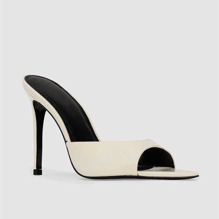 Women High Heel Mules Pointed-toe Pumps