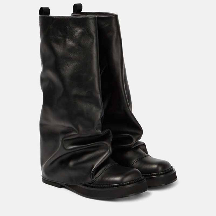 Black Faux Leather / 5