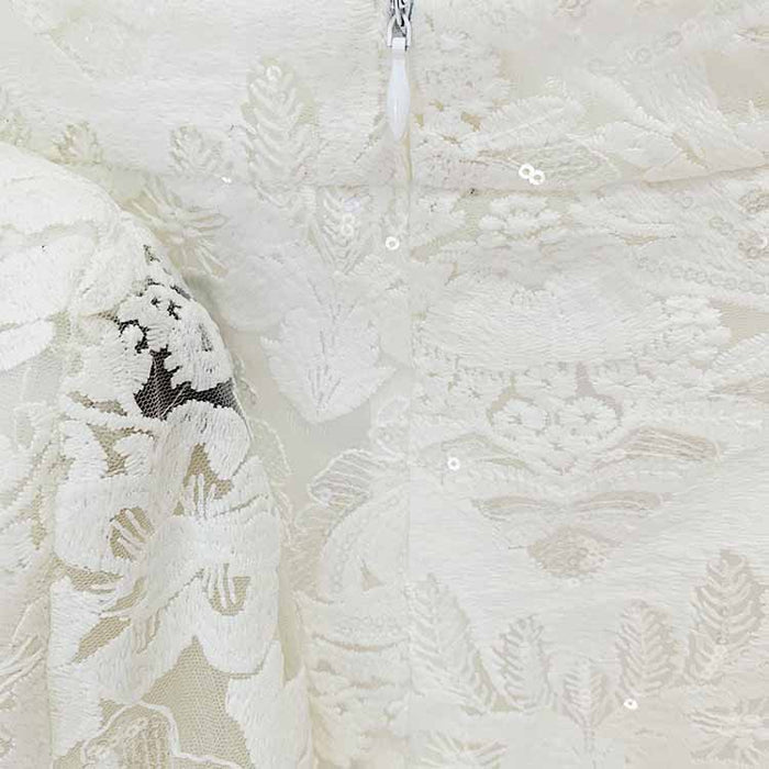 Women Sequined Wedding Suit Lace Blazer + Trousers Two Pieces Set Event Suit