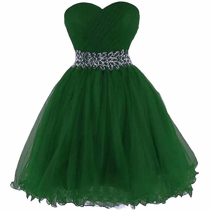 Women Short Prom Dresses Tutu Homecoming Dress A Line Tulle Party Cocktail Gown