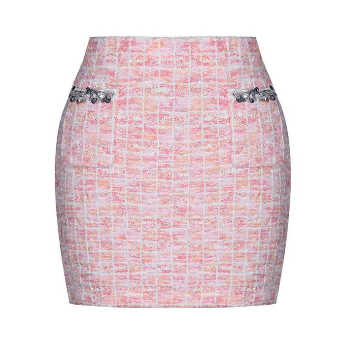 Women Wool Knitted Cardigan Jacket + Mini Skirt Two Pieces Skirt Suit