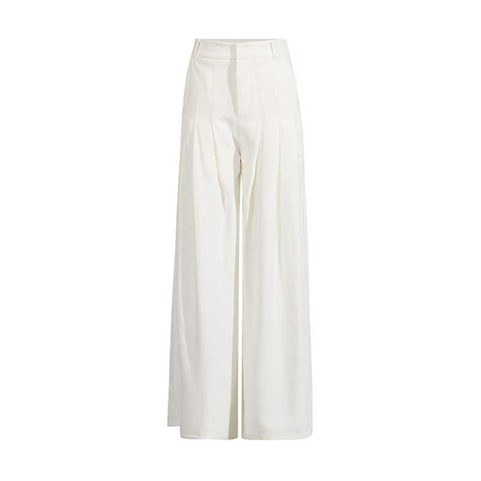 Women's Bar Pant Suit White Formal Wedding Suit Chic Two Pieces Set