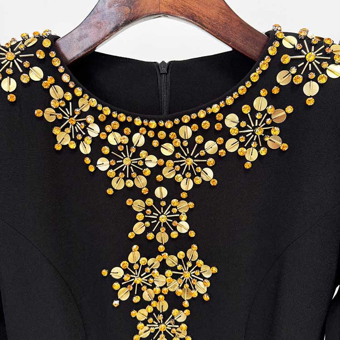 Womens Beaded Evening Dress Long Dresses