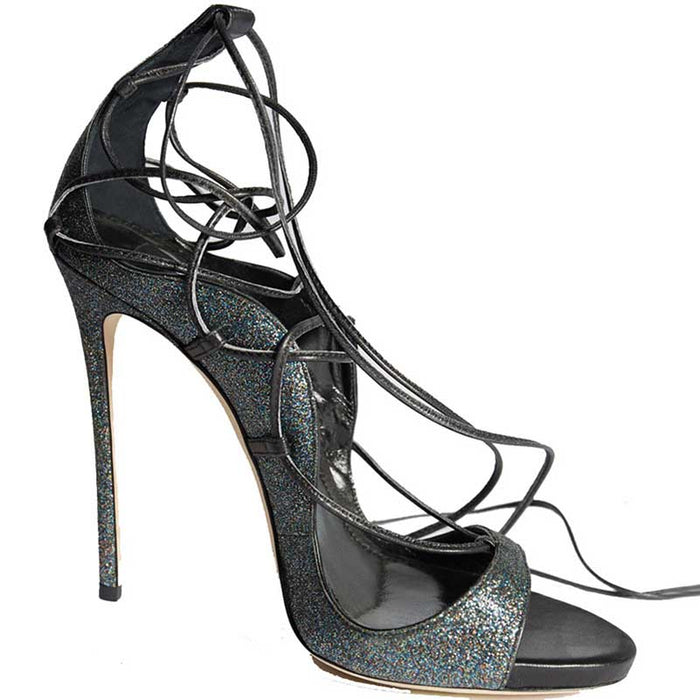 Womens Heeled Stiletto Strap Sandals Party Shoes