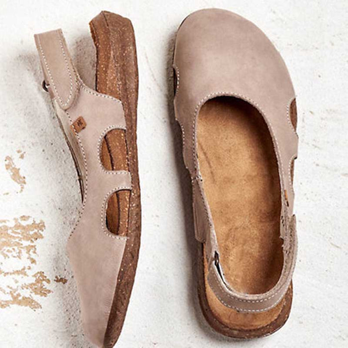 Women's Hollowed Leisure Sandals Casual Flat Shoes