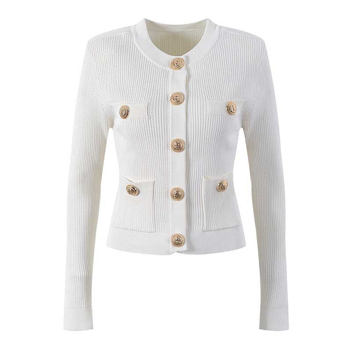 Women'S Knitwear Cardigan Dress Suit