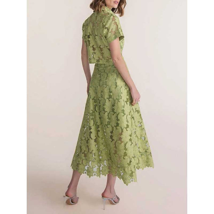 Women's Lace Long Skirt Suit