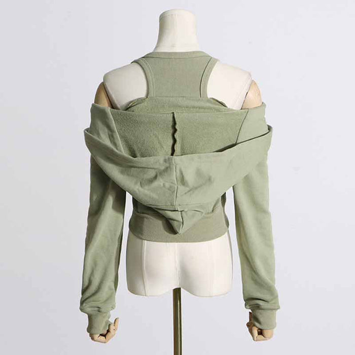 Women's Layered Corset hoodie