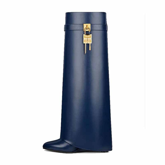 Cow Leather Navy Blue / Custom