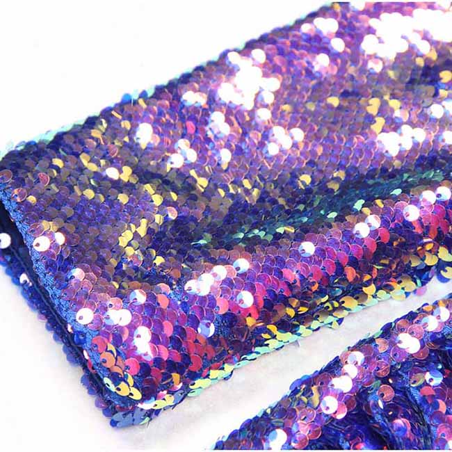 Women's Sequin Mini Dress Long Sleeves Colorful Cocktail Dress