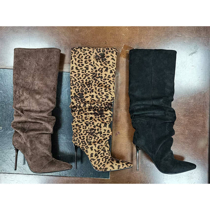 Women's Sexy Knee High Boots with Stiletto Heels