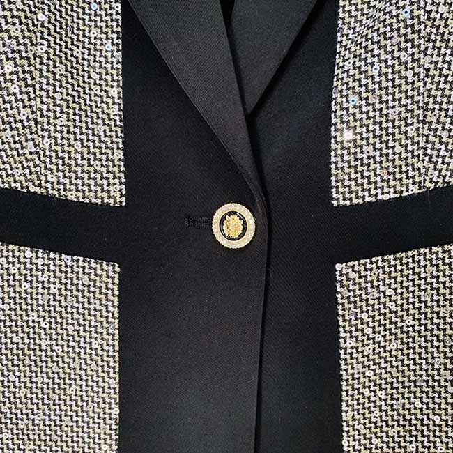 Women's Suit Trousers With Check Pattern Fashion Two PIeces Pansuits