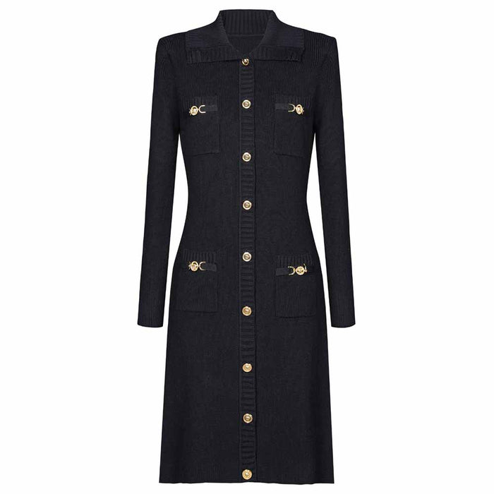 Black Dress Coat / S