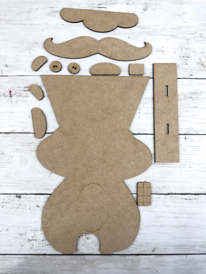 Wonky Prim Nutcracker Shelf Sitter Kit