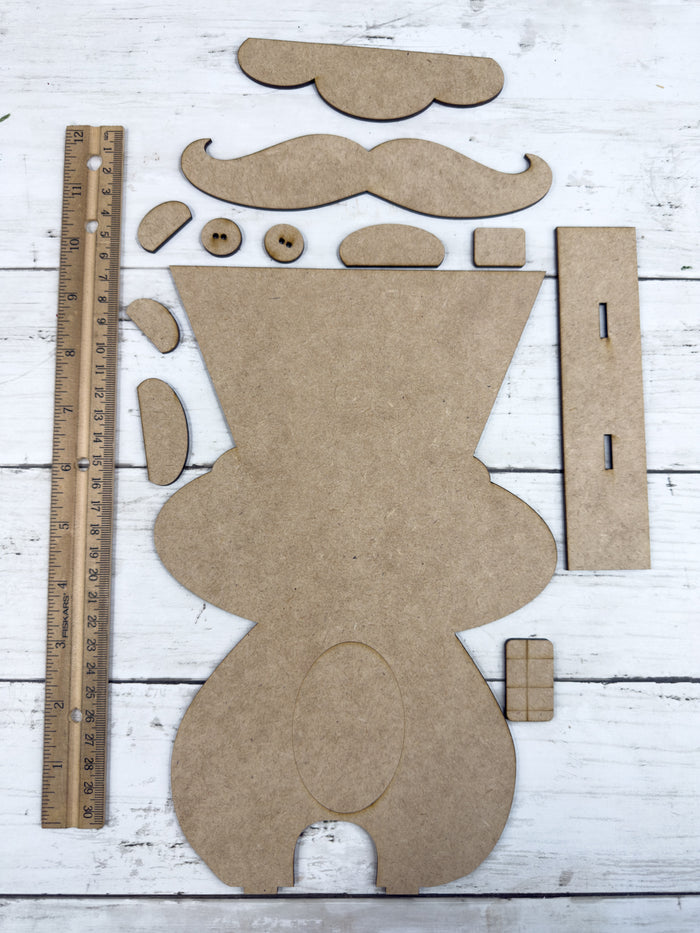 Wonky Prim Nutcracker Shelf Sitter Kit