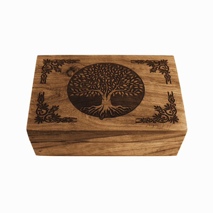 Wooden Box - Tree of Life (4 x 6) - Smokin Resin Company