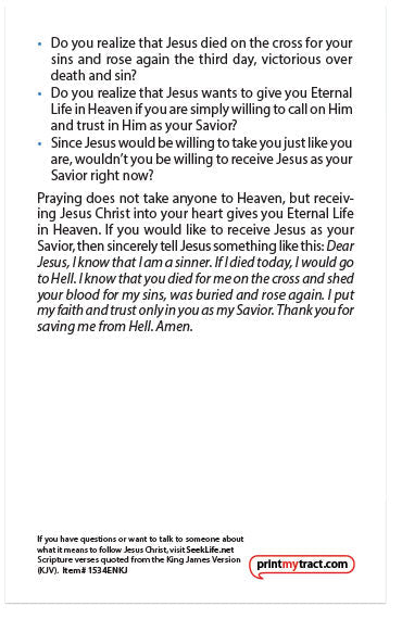 Your Life Depends On This Question...