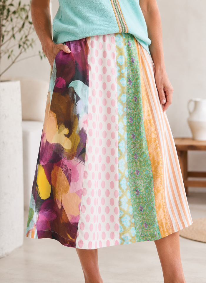 Zaket & Plover Pattern Clash Skirt