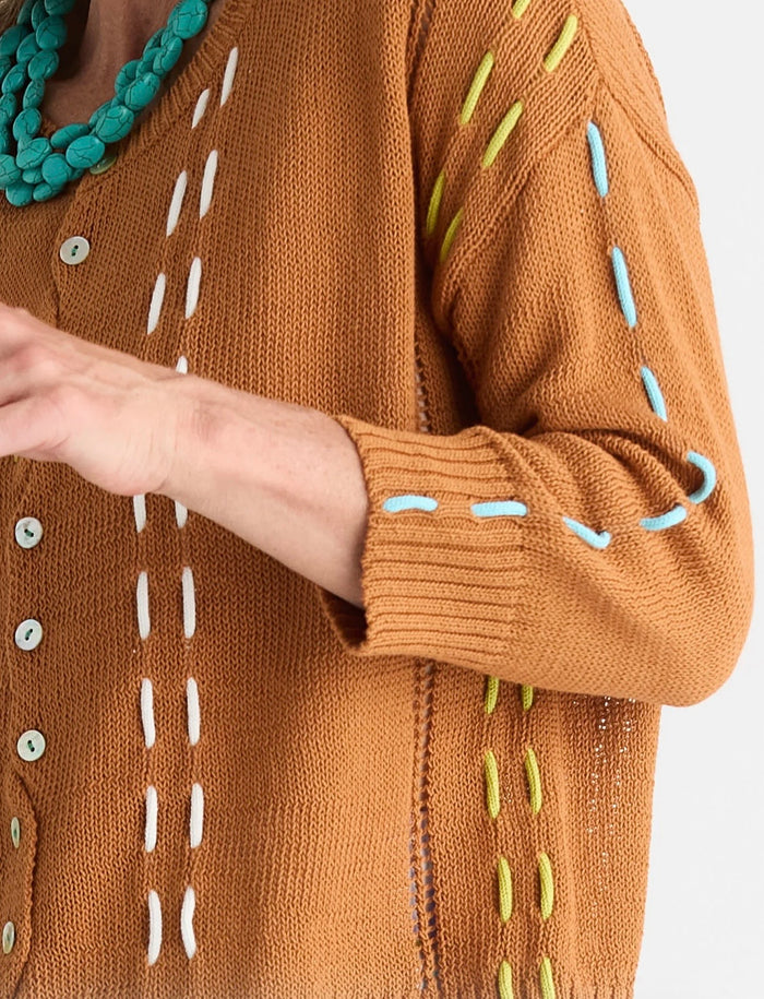 Zaket & Plover Thread Detail Top