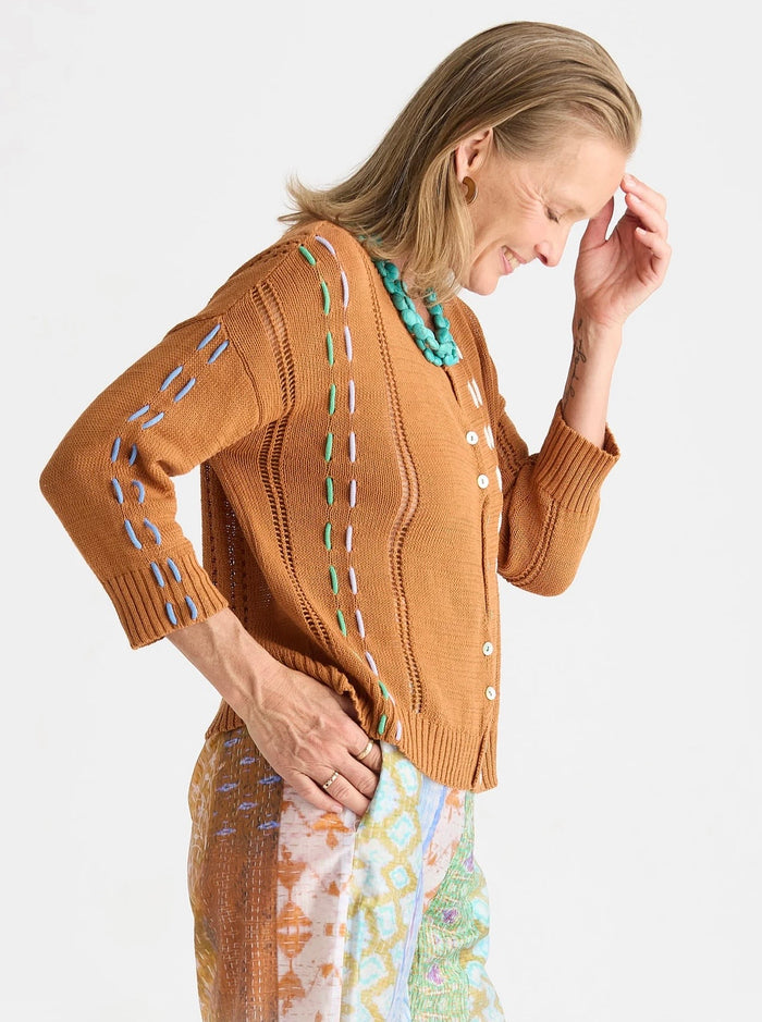 Zaket & Plover Thread Detail Top