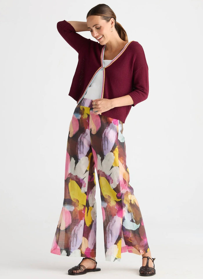 Zaket & Plover Wide Leg Pant Sunset